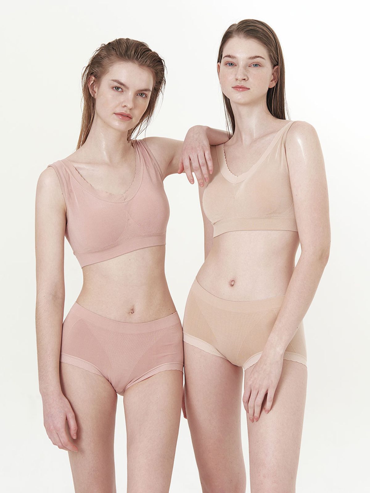 갓바디(GOD BODY) 모달 심리스 그레이스 SET