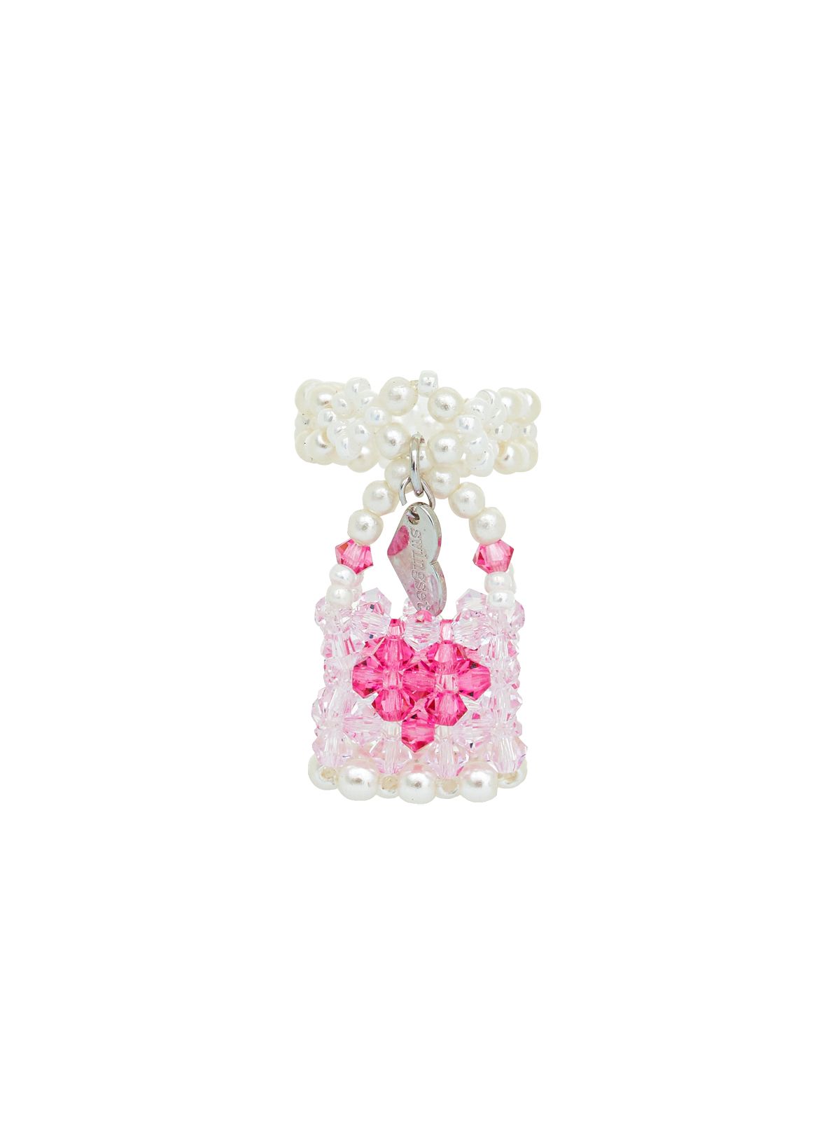 스윙셋(SWINGSET) Love Bag Beads Ring (Pink)