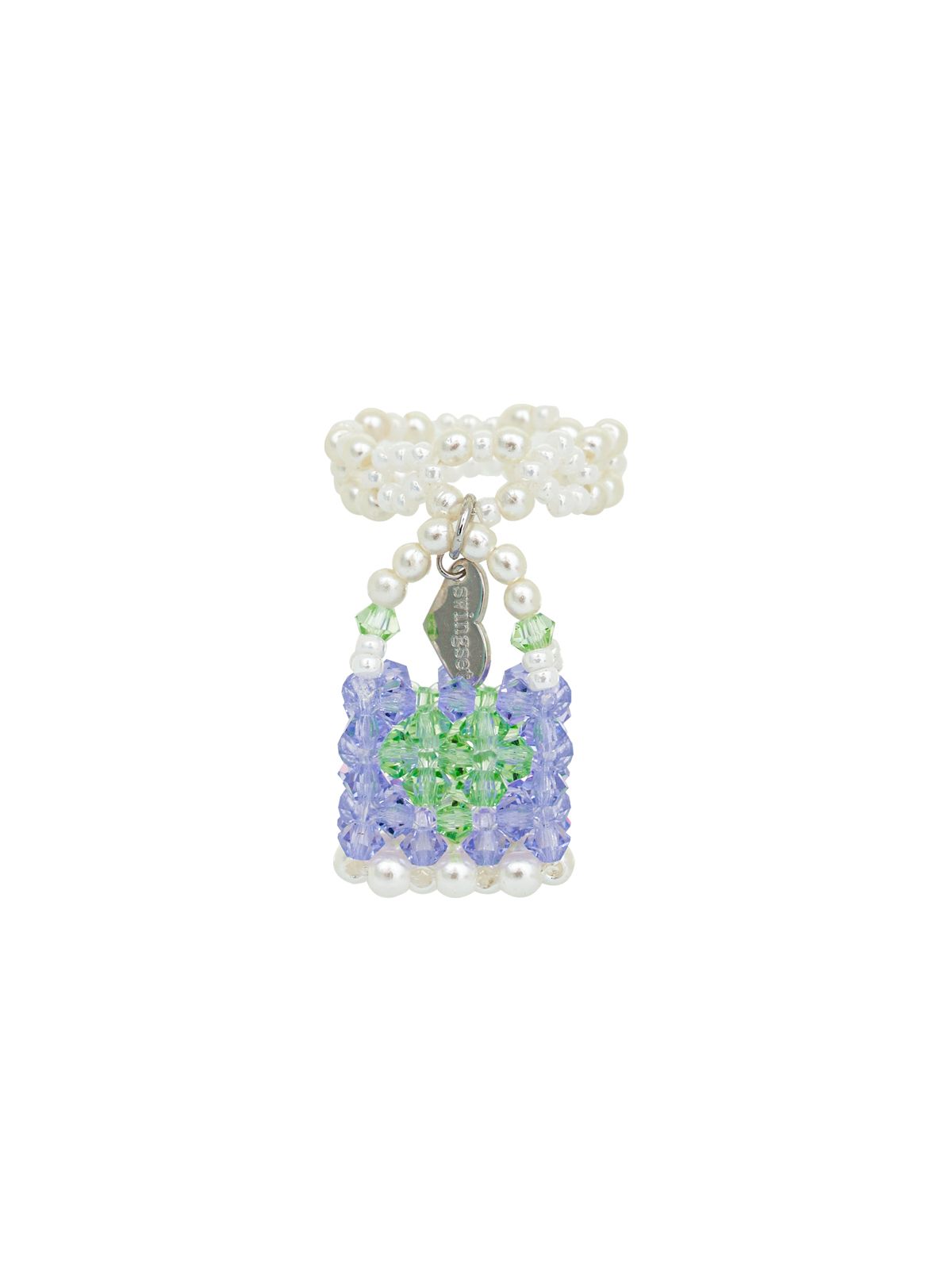 스윙셋(SWINGSET) Love Bag Beads Ring (Purple)