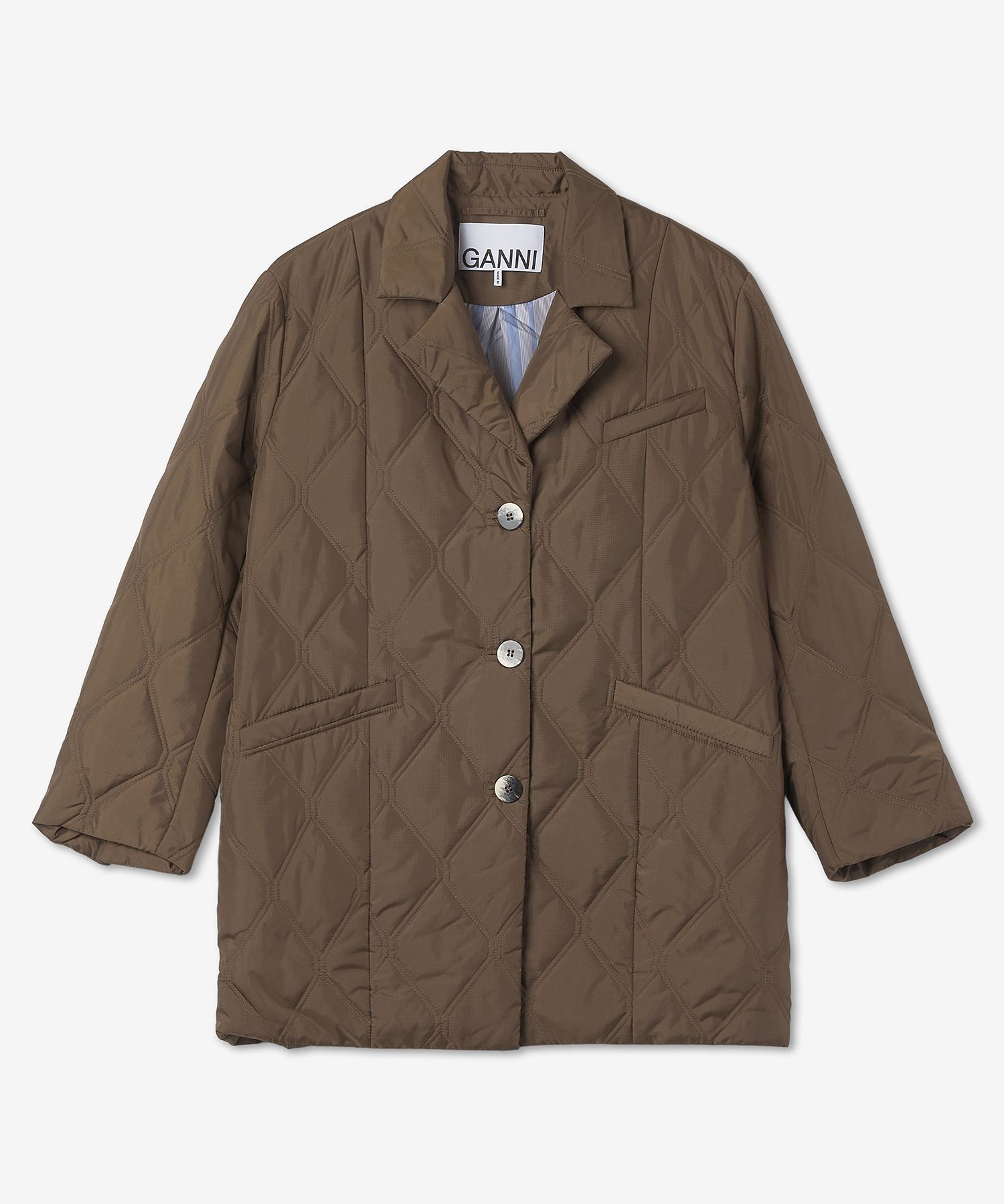MUSINSA公式 | GANNI リップストップキルティングジャケット