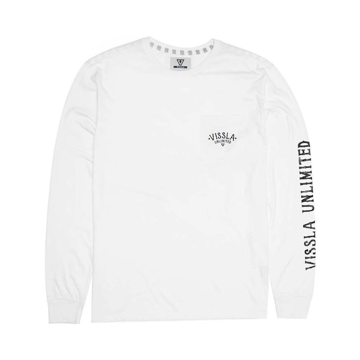 비슬라(VISSLA) Shapers Club LS PKT Tee-WHT White