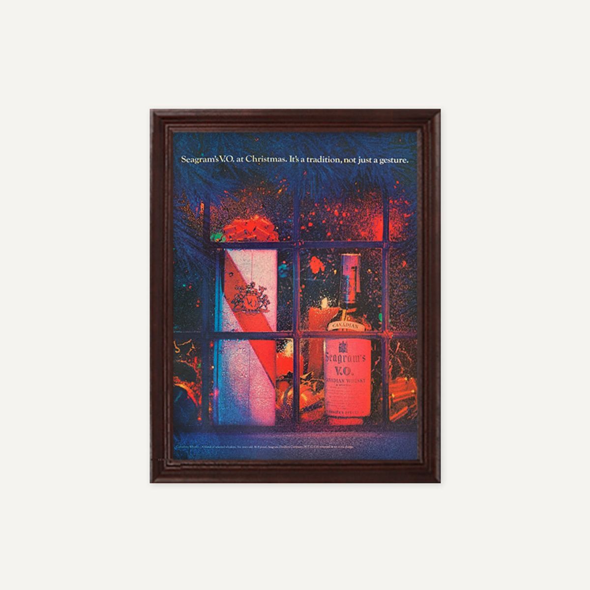 그릿시즌(GREET SEASON) 1969 Seagram’s VO Whiskey Christmas(액자 포함)