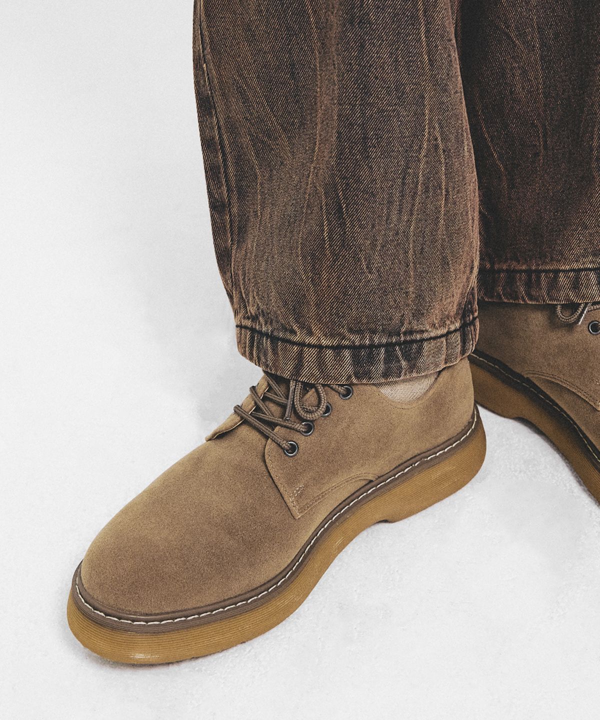 파스코로젠(PASCOROZEN) 25Paco JC3600 Aran Derby shoes Beige 58.5