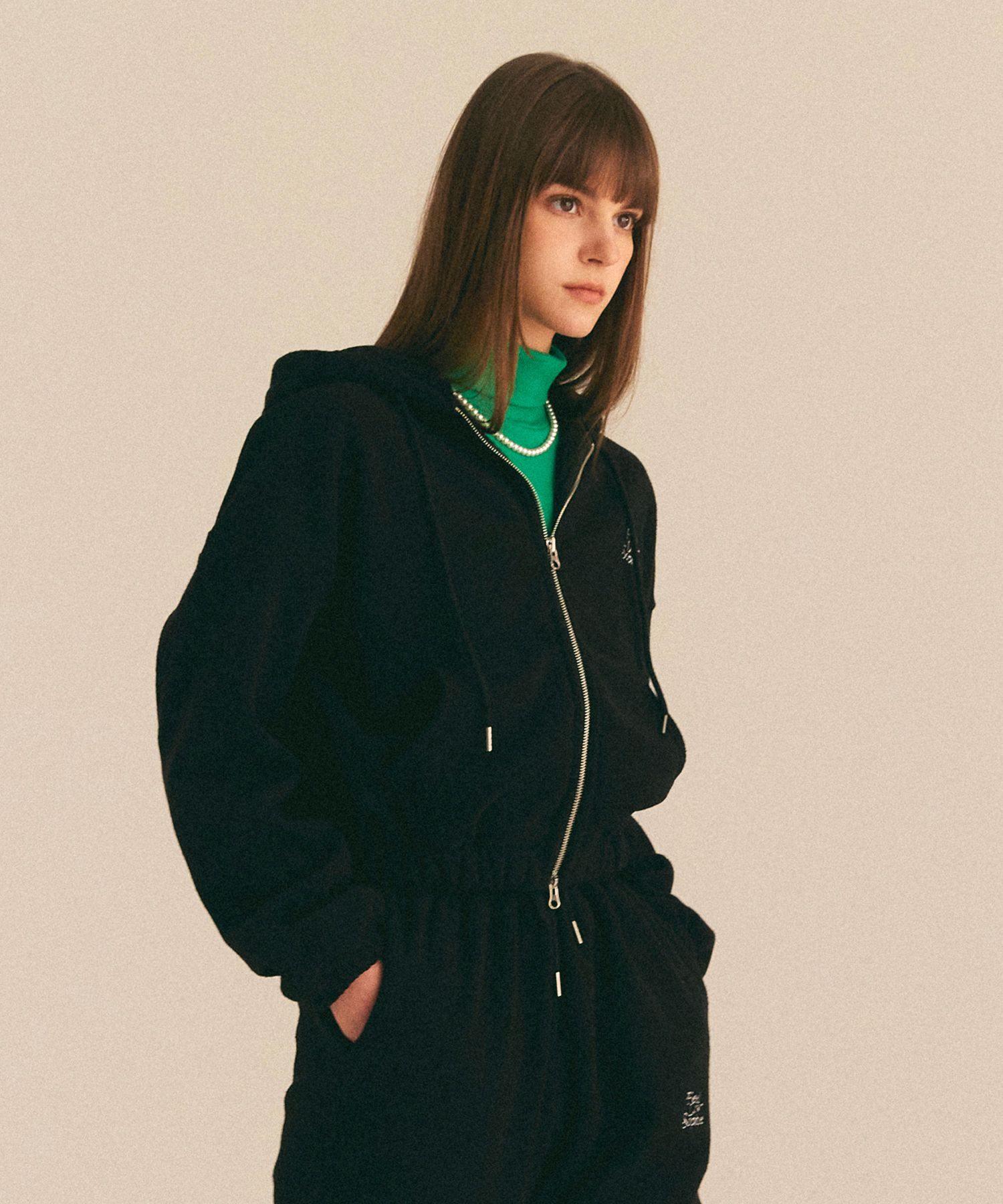 헤비 플리스 집업 후드 - 스카이 캡틴 / T4029683 source detail 72