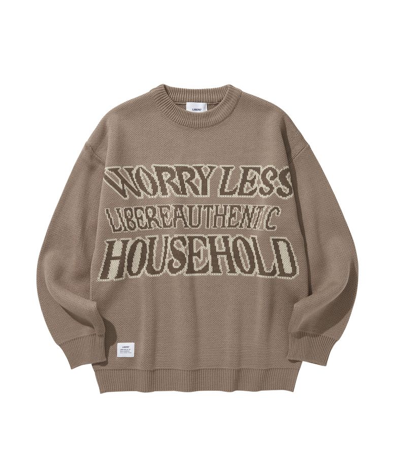 W.L KNIT / BROWN