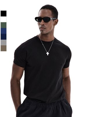 데일리 무지 머슬핏 티셔츠 (7color)