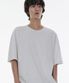 [쿨탠다드] 오버사이즈 크루 넥 티셔츠 [멜란지 라이트 그레이]