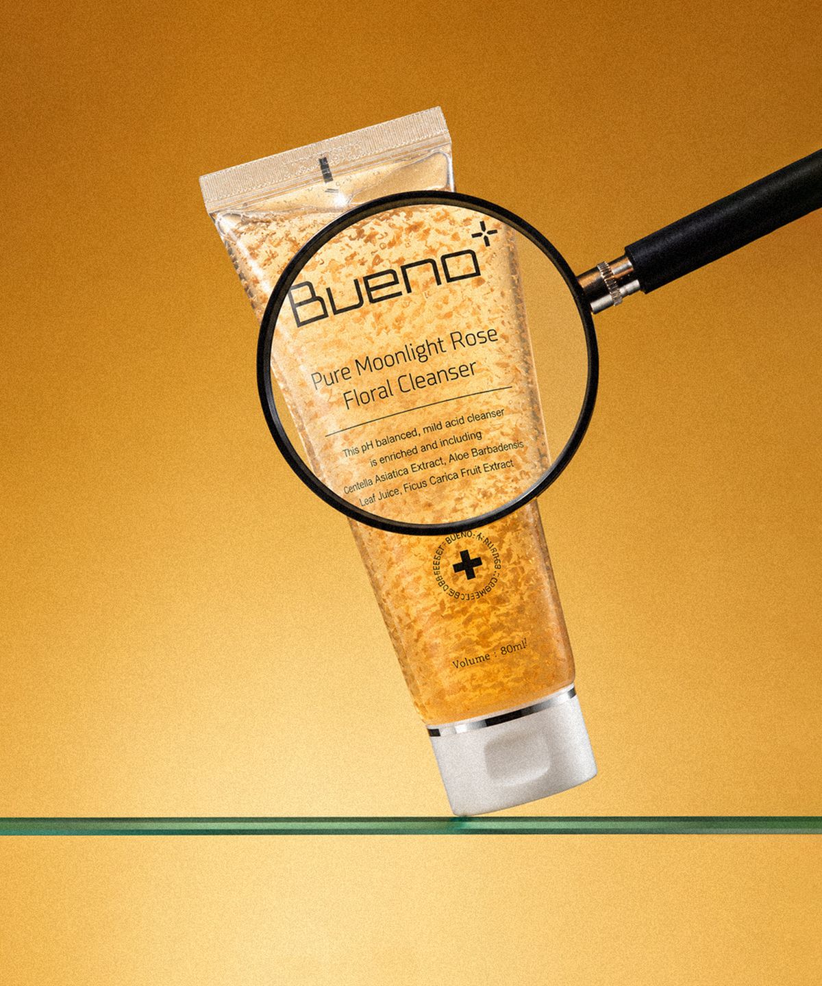 브에노(BUENO) 퓨어 문라이트 로즈 플로랄 젤 클렌저 80ml