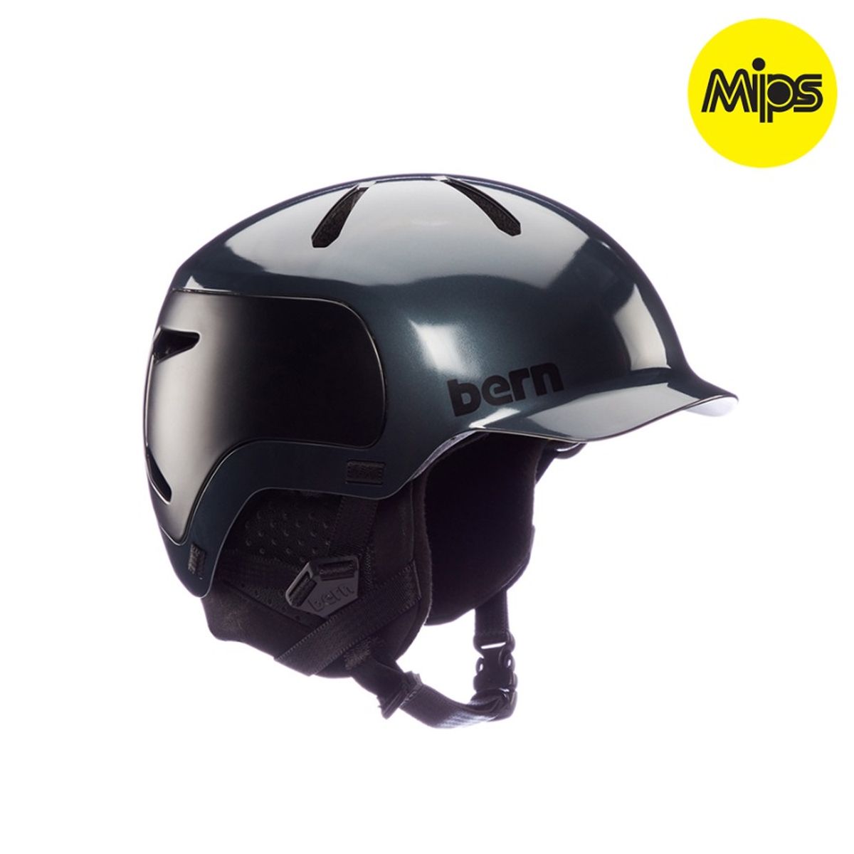 번 헬멧(BERN HELMET) Watts 2.0 MIPS Metallic Charcoal Tonal