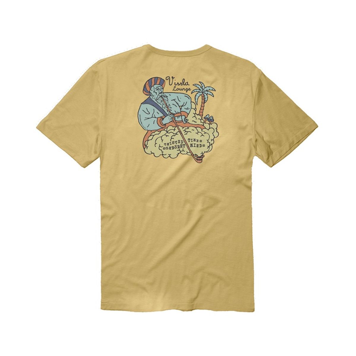 비슬라(VISSLA) House Of Levitation Organic PKT Tee-ALE