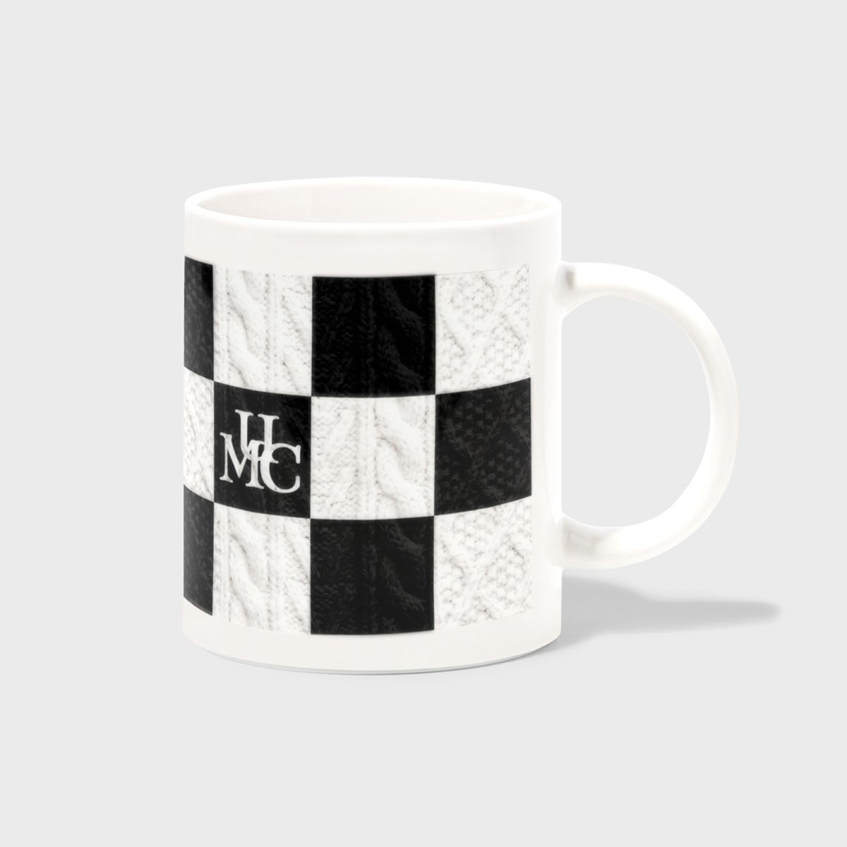앤커버(NCOVER) UMC KNIT CHECKERBOARD-WHITE(머그컵)