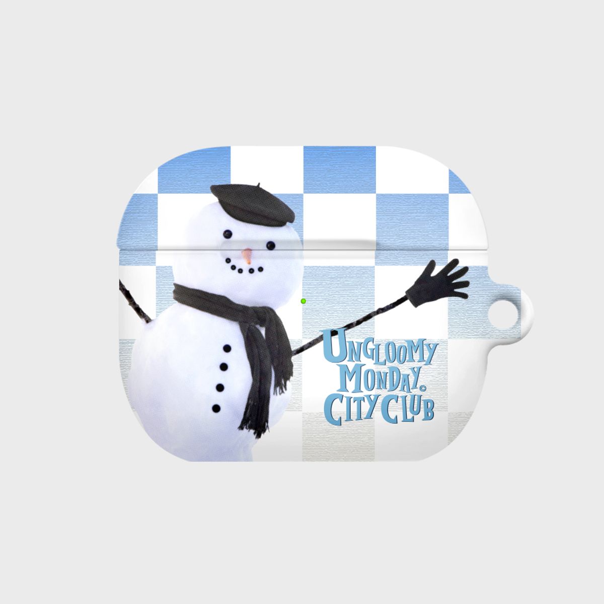앤커버(NCOVER) CHECKERBOARD SNOWMAN-WHITE(에어팟3-하드)