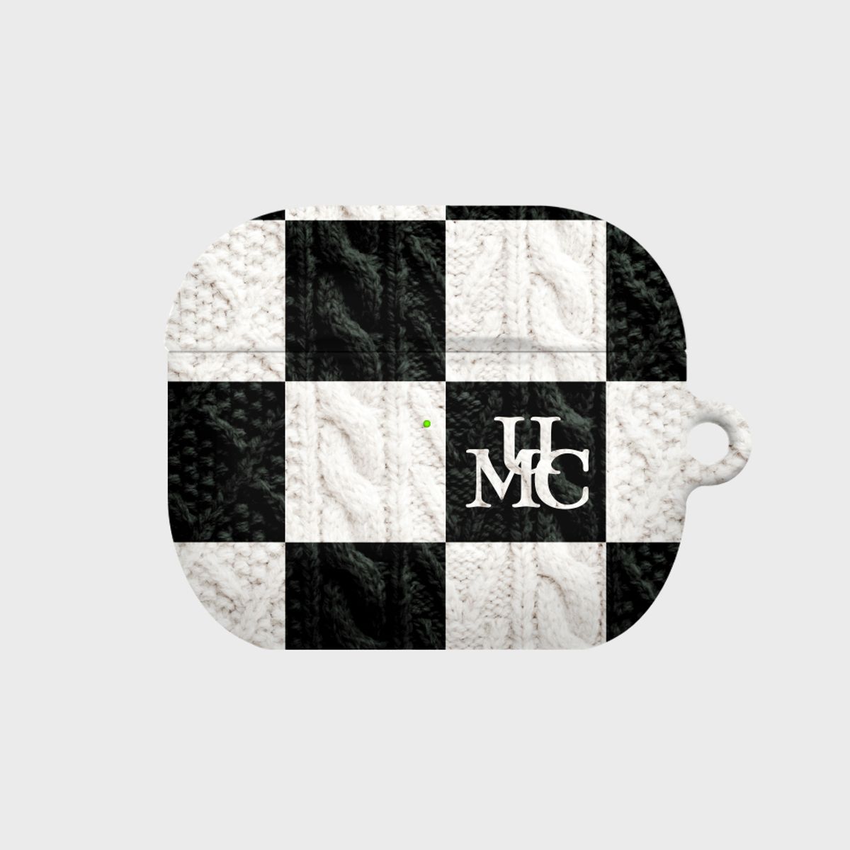 앤커버(NCOVER) UMC KNIT CHECKERBOARD-BLACK(에어팟3-하드)