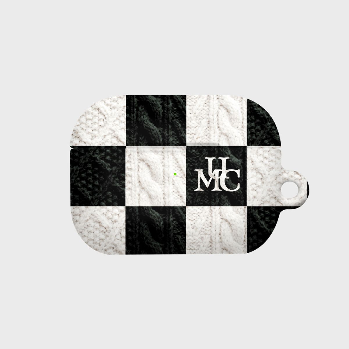 앤커버(NCOVER) UMC KNIT CHECKERBOARD-BLACK(에어팟프로하드)