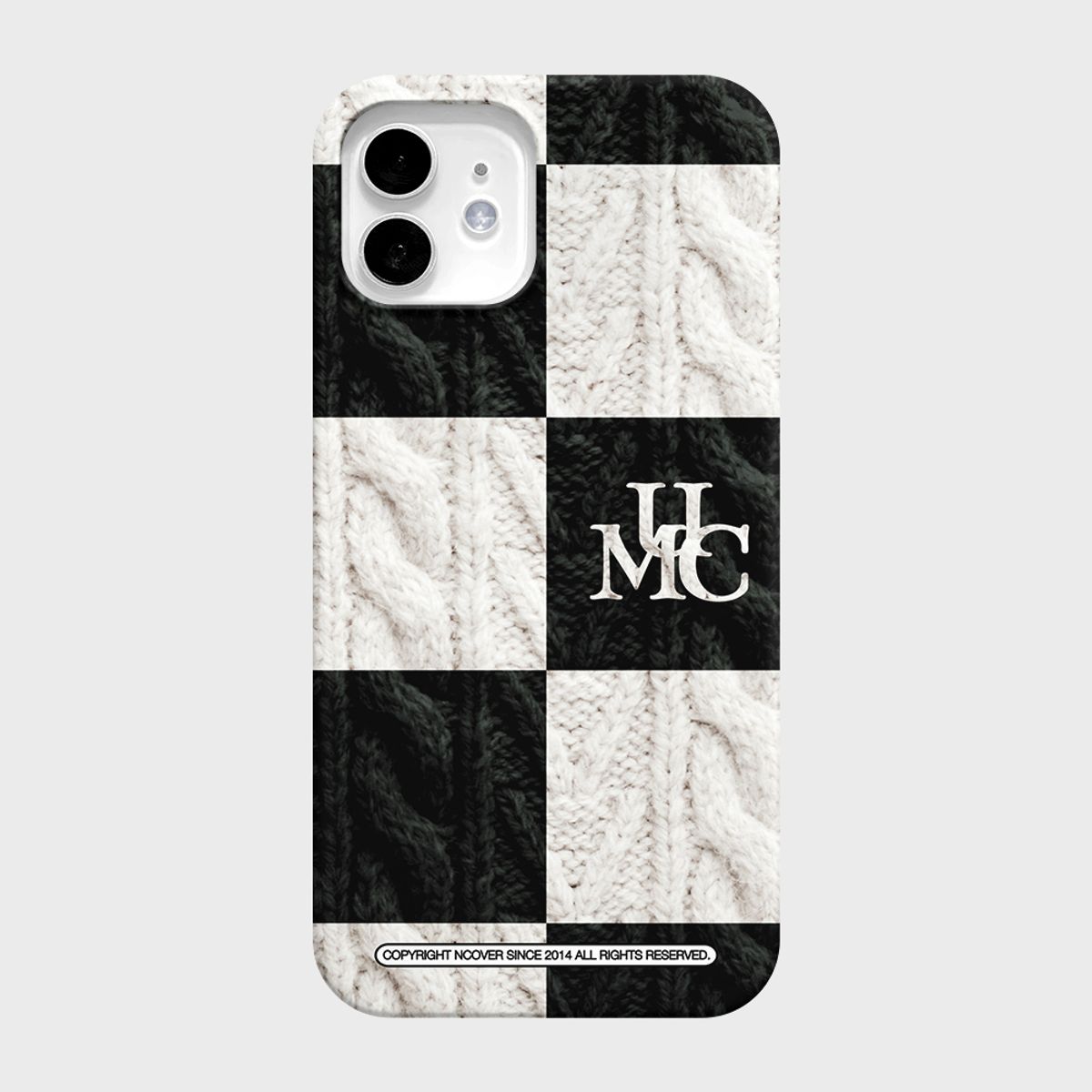 앤커버(NCOVER) UMC KNIT CHECKERBOARD-BLACK(하드)