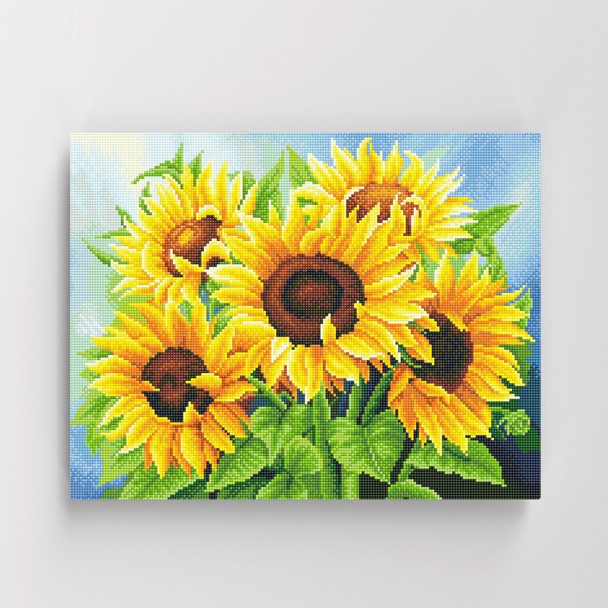 아이러브페인팅(ILOVEPAINTING) DIY캔버스형 보석십자수 40x50cm 5개의태양