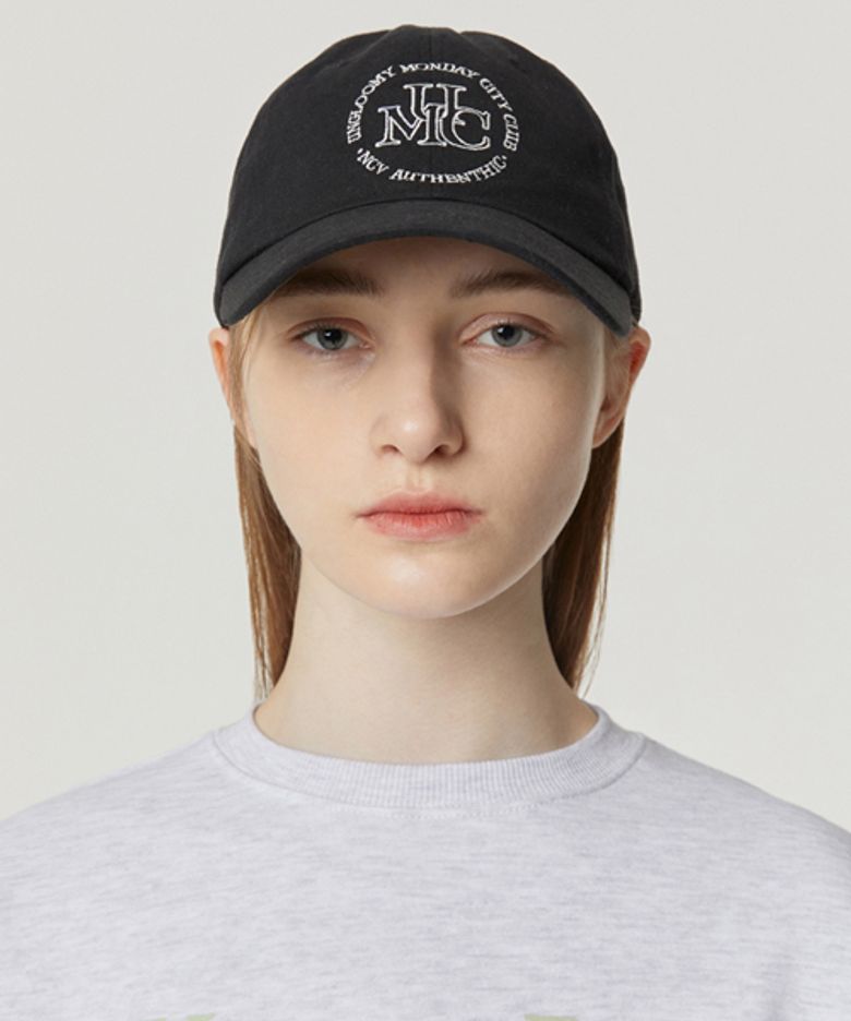 UMC ARCH LOGO BALL CAP-BLACK