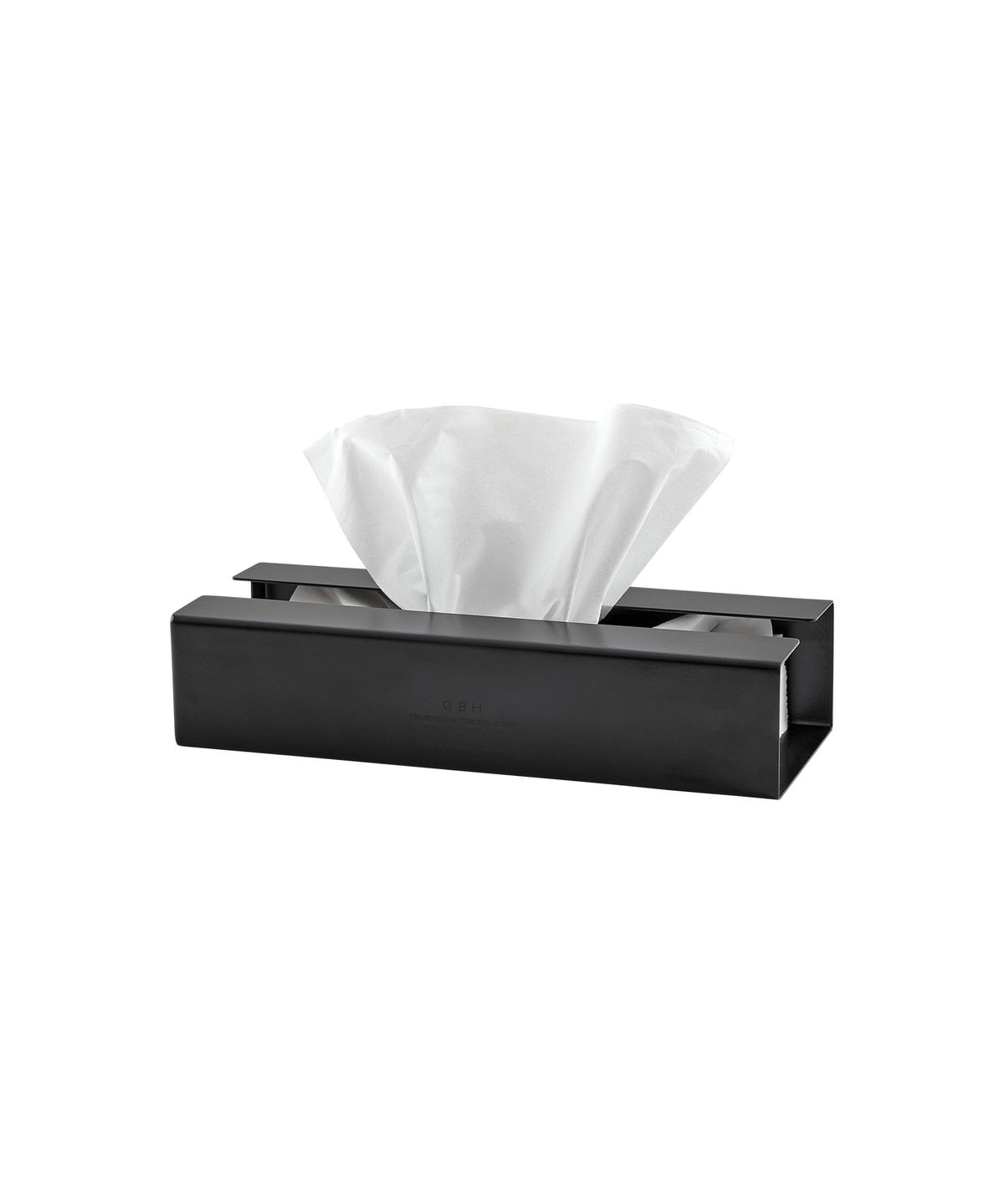 지비에이치 홈(GBH HOME) STAINLESS STEEL TISSUE CASE BLACK (티슈 케이스)