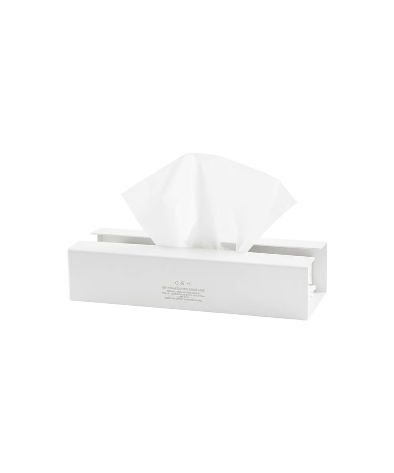 STAINLESS STEEL TISSUE CASE IVORY (티슈 케이스)