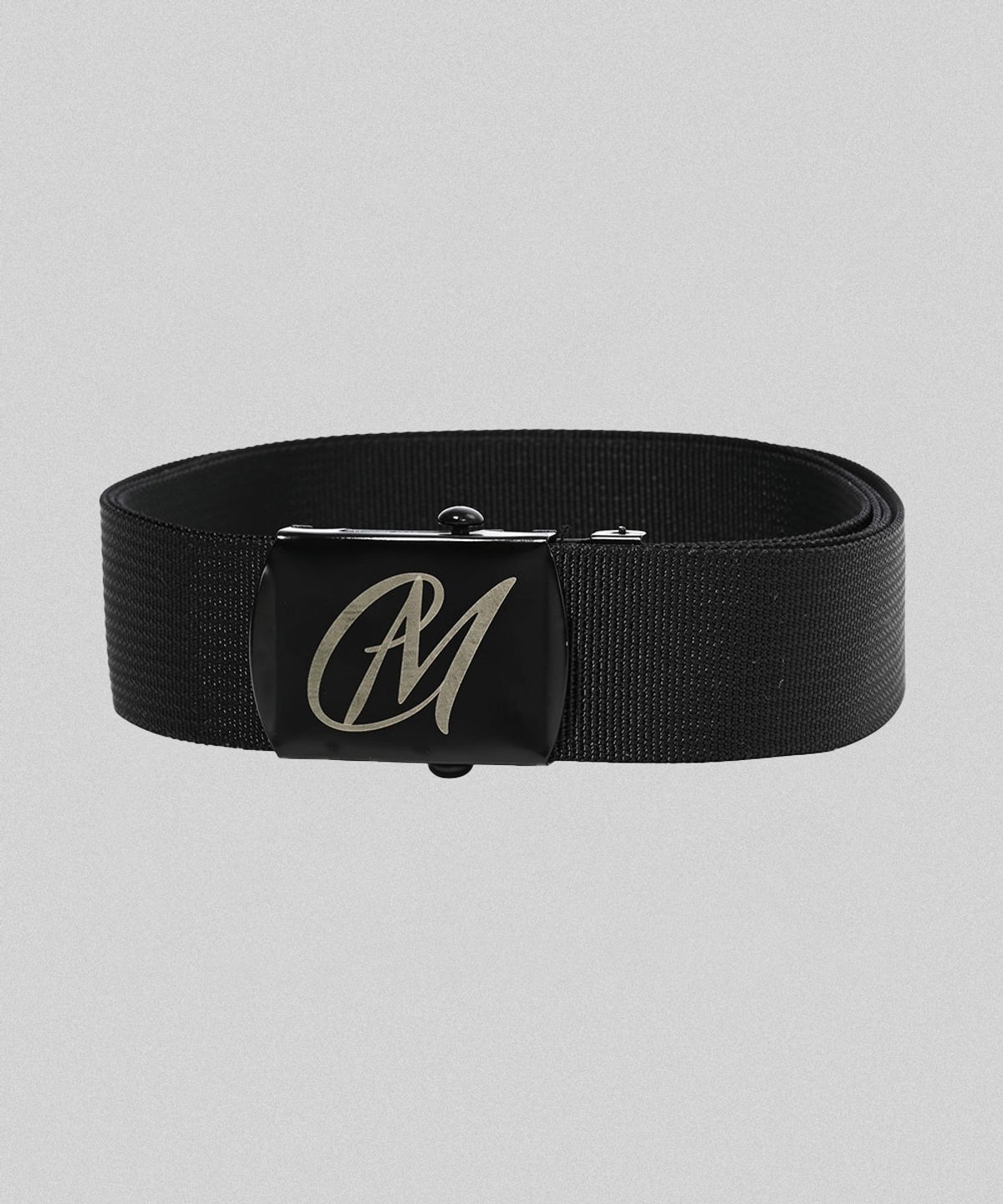 마이딥블루메모리즈(MY DEEP BLUE MEMORIES) MM wide web belt in black