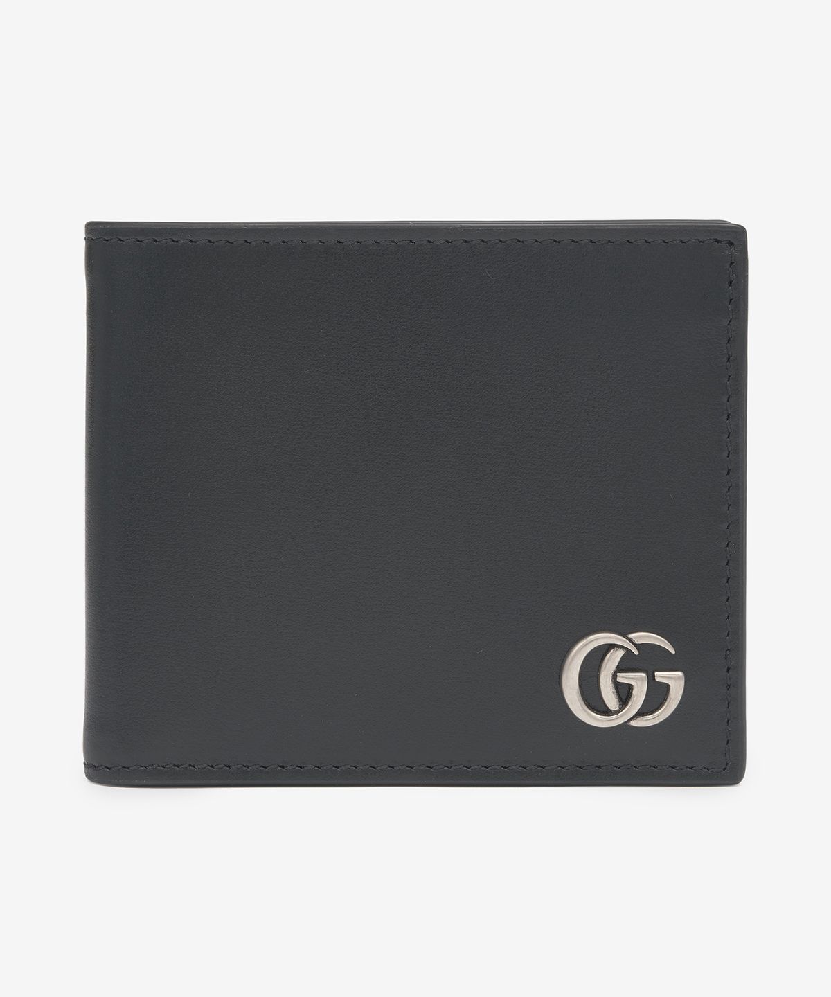 구찌(GUCCI) 남성 GG 마몬트 반지갑 - 블랙 / 4287260YK0N1000