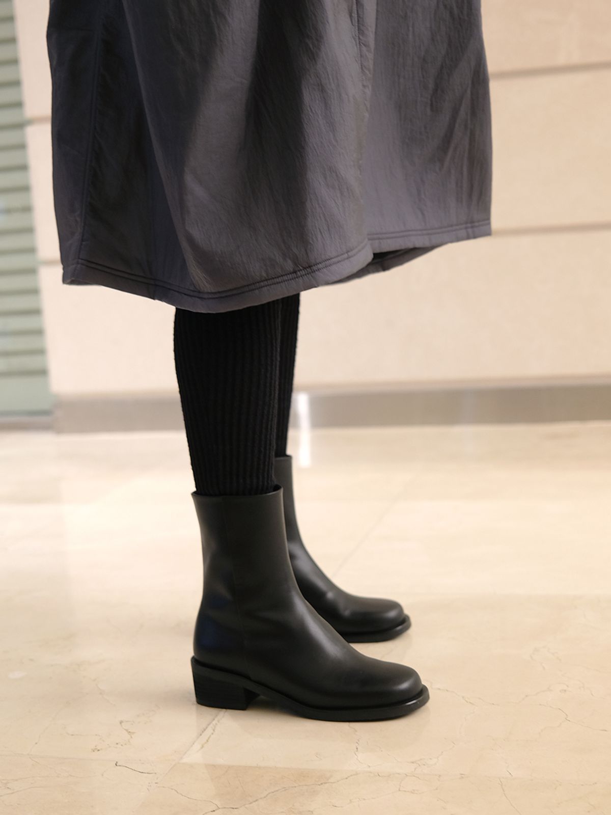 오아이 페인티드(OI PAINTED) Ankle Boots_ Evander OSB206