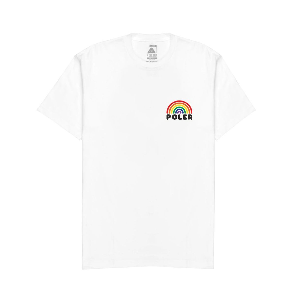 폴러스터프(POLERSTUFF) RAINBOW TEE WHITE