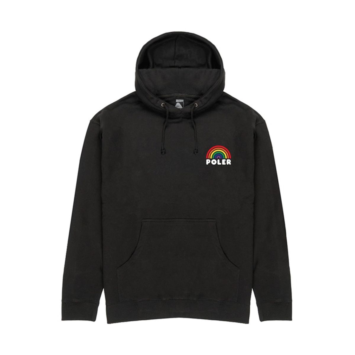 폴러스터프(POLERSTUFF) RAINBOW HOODIE BLACK