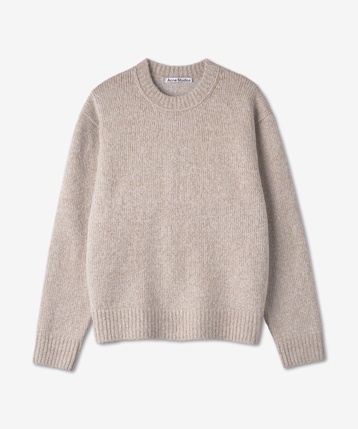 MUSINSA公式 | ACNE STUDIOS ウールコットンブレンドニット - ベージュ