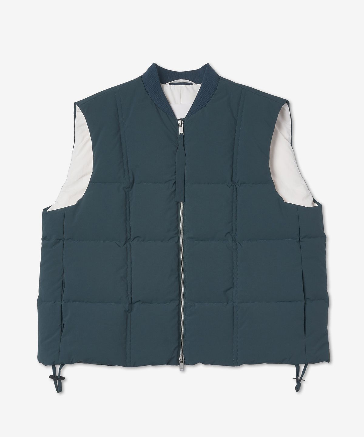 질 샌더(JIL SANDER) 다운 베스트 - 페트롤 / J40AF0005JTN014301