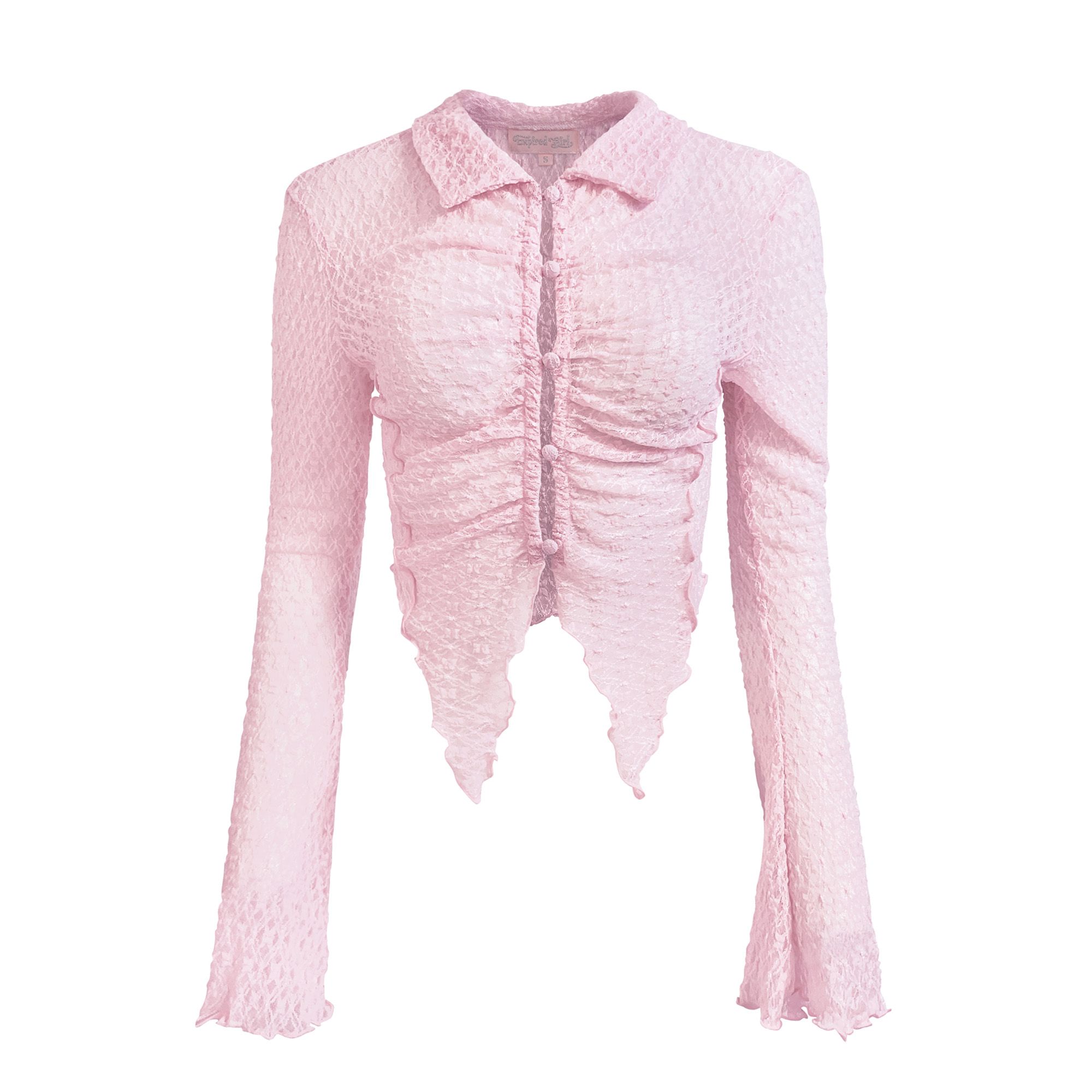 韓国 EXPIRED GIRL Chloe blouse set 2023SS Chloe Lace Blouse Olive, Expired Girl – NUNCHI