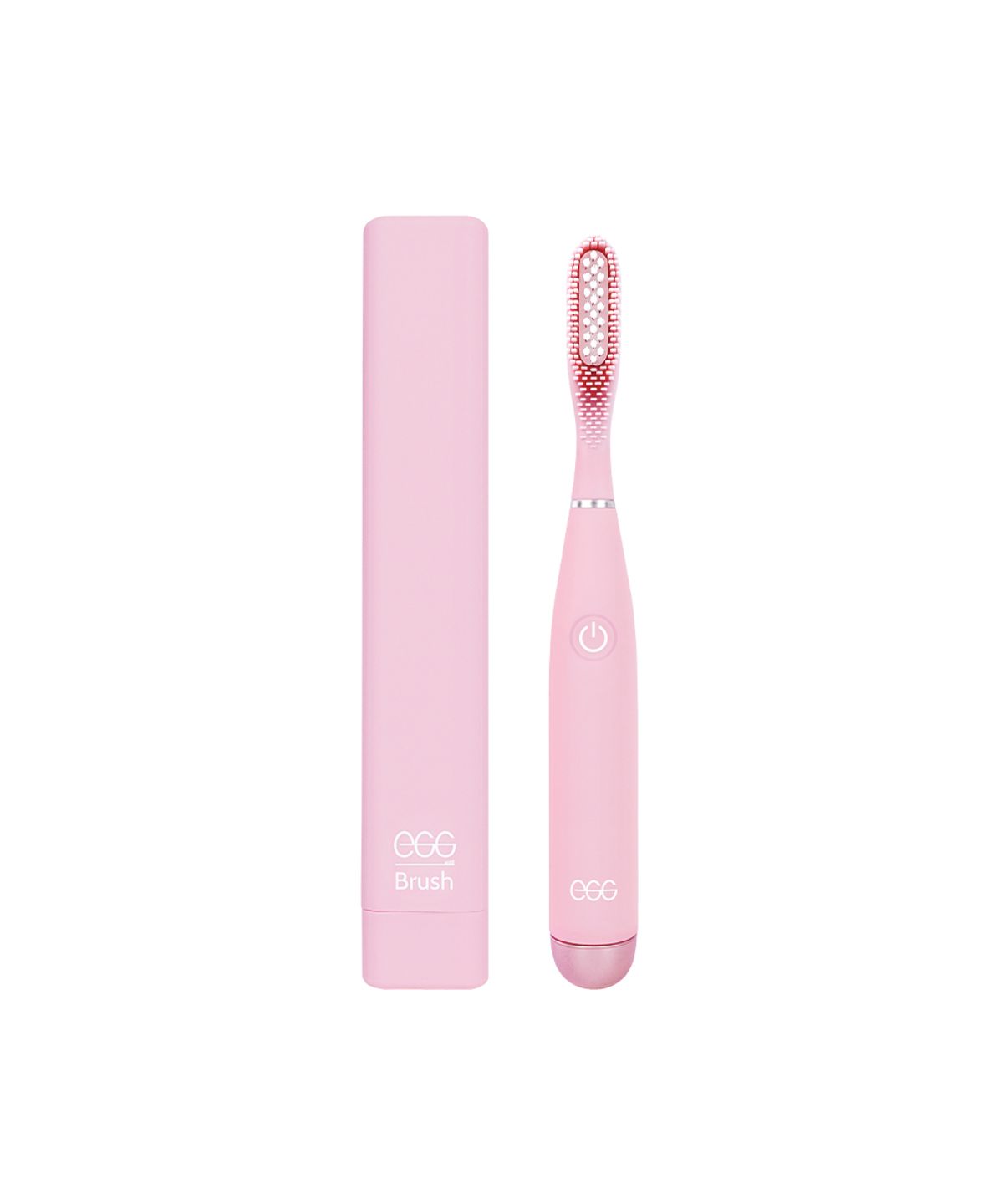에이뷰티(A BEAUTY) 실리콘+나일론 전동칫솔 에그브러쉬 핑크