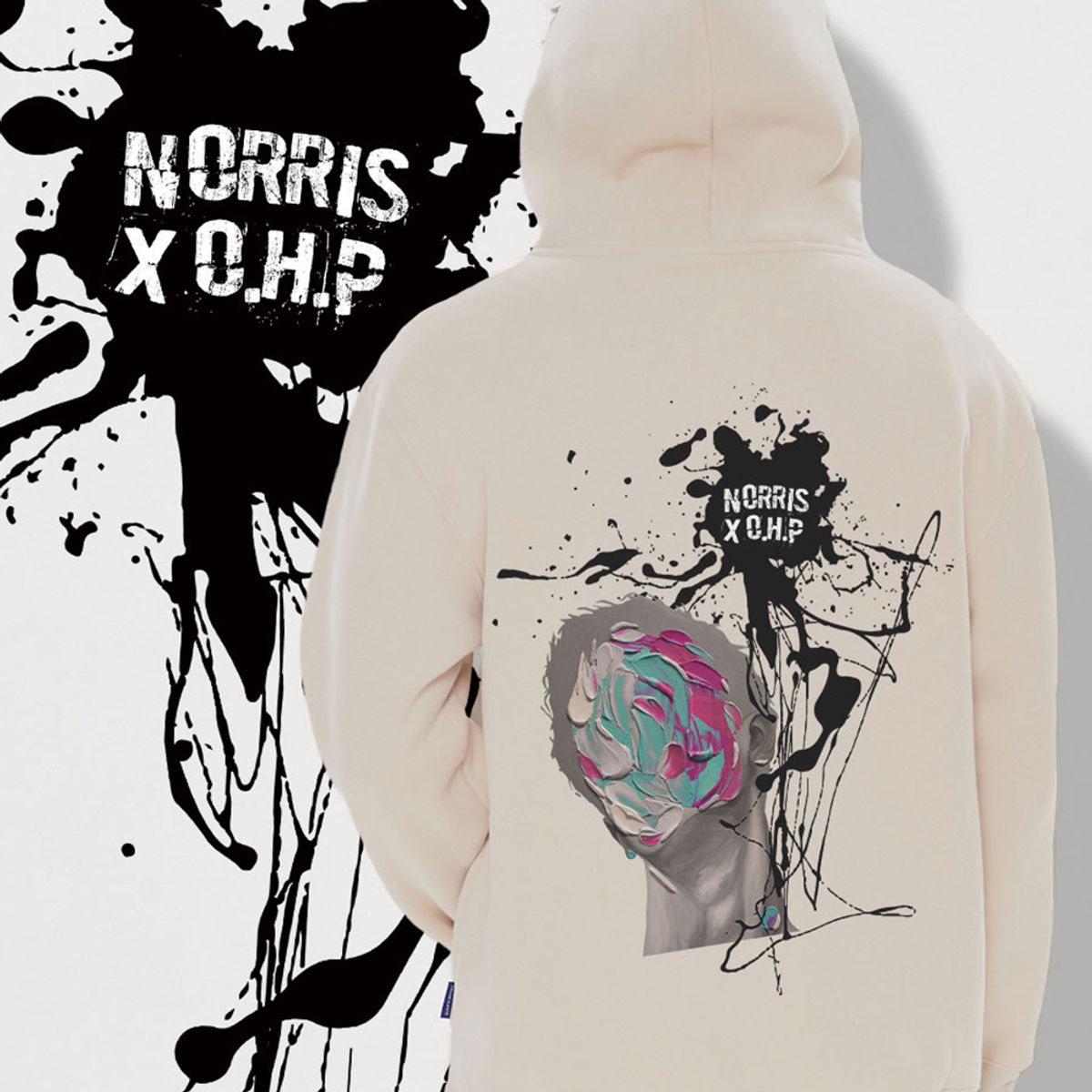 원헌드레드퍼센트(OHP) OHP X NORRIS b0922 기모 후드