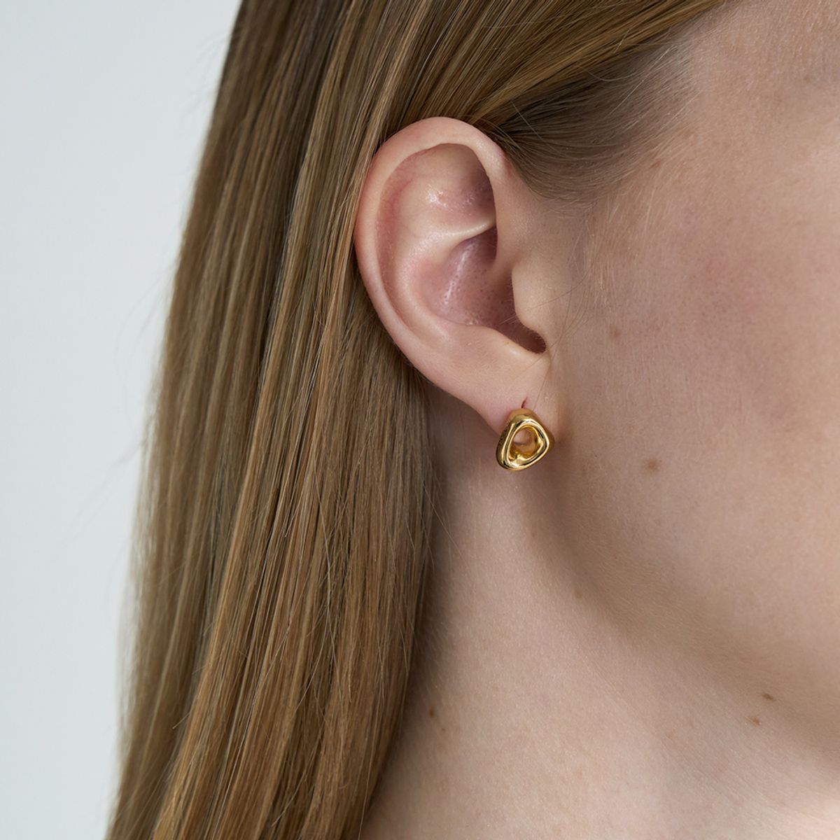 스틸 인스턴트(STILL INSTANT) Round Hole & Forms - Earring 06 (2colors)