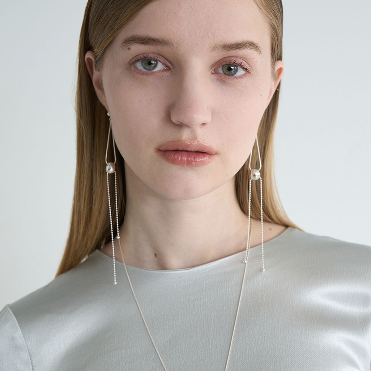 스틸 인스턴트(STILL INSTANT) Round Hole & Forms - Earring 04 (2colors)