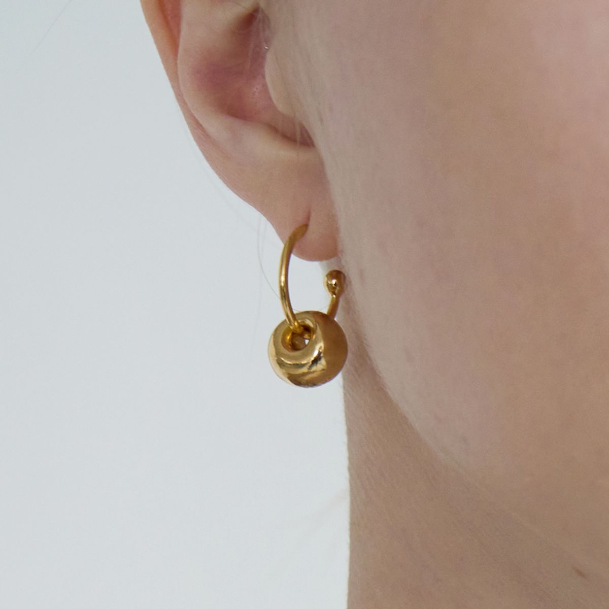 스틸 인스턴트(STILL INSTANT) Round Hole & Forms - Earring 03 (2colors)