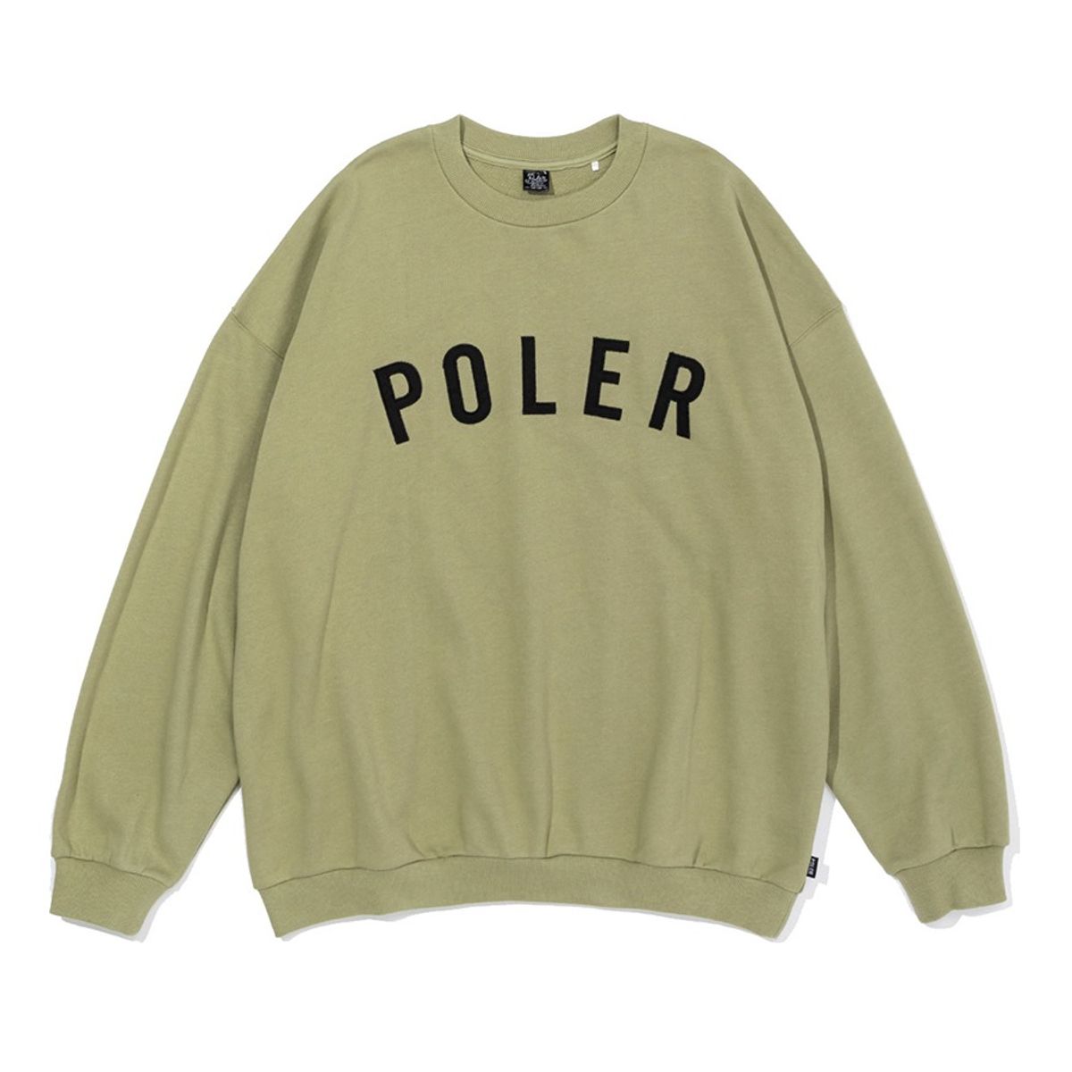 폴러스터프(POLERSTUFF) STATE APPLIQUE CREW WILLOW GREEN