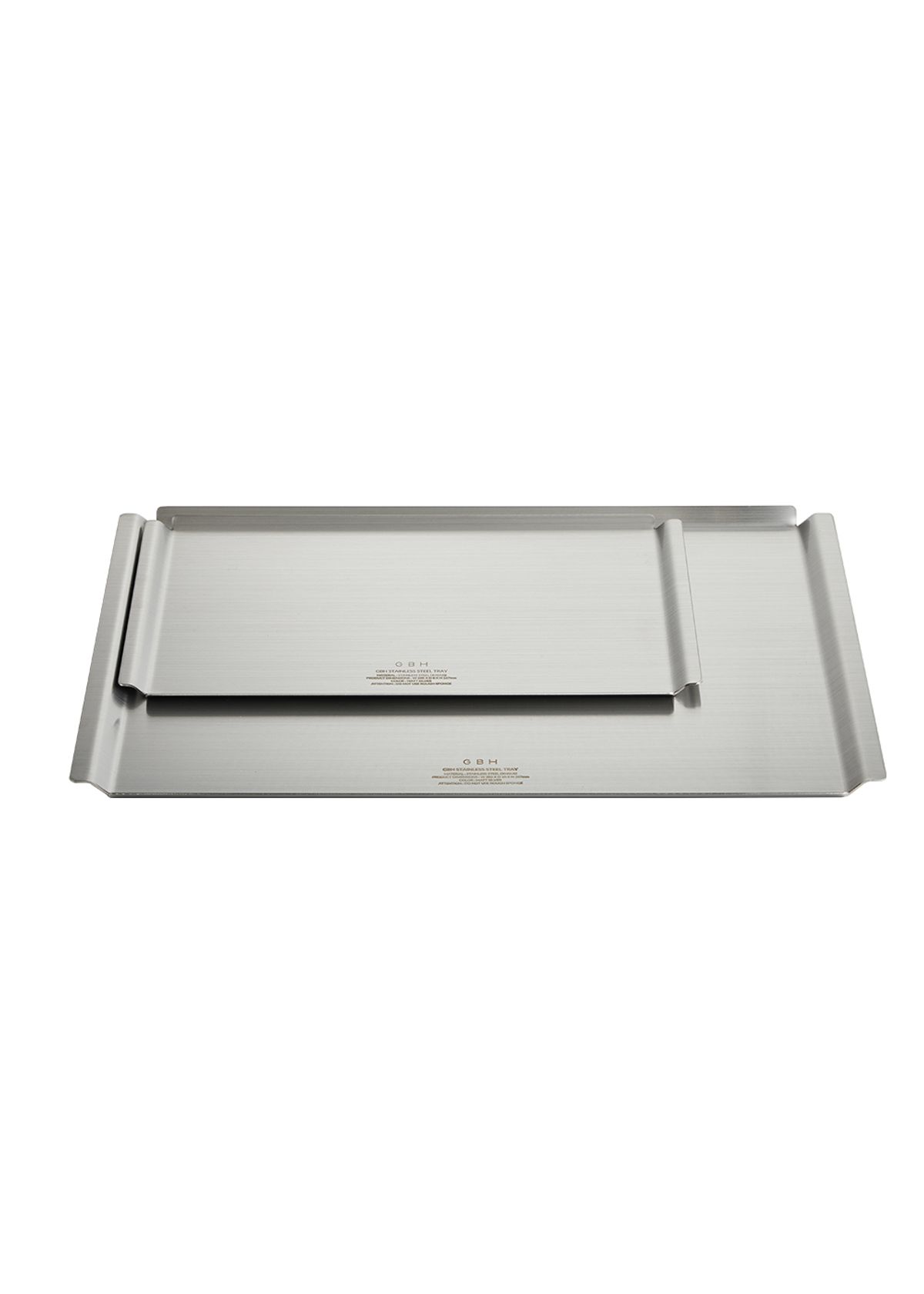 지비에이치 홈(GBH HOME) STAINLESS STEEL TRAY (2 SIZE) 스틸 트레이