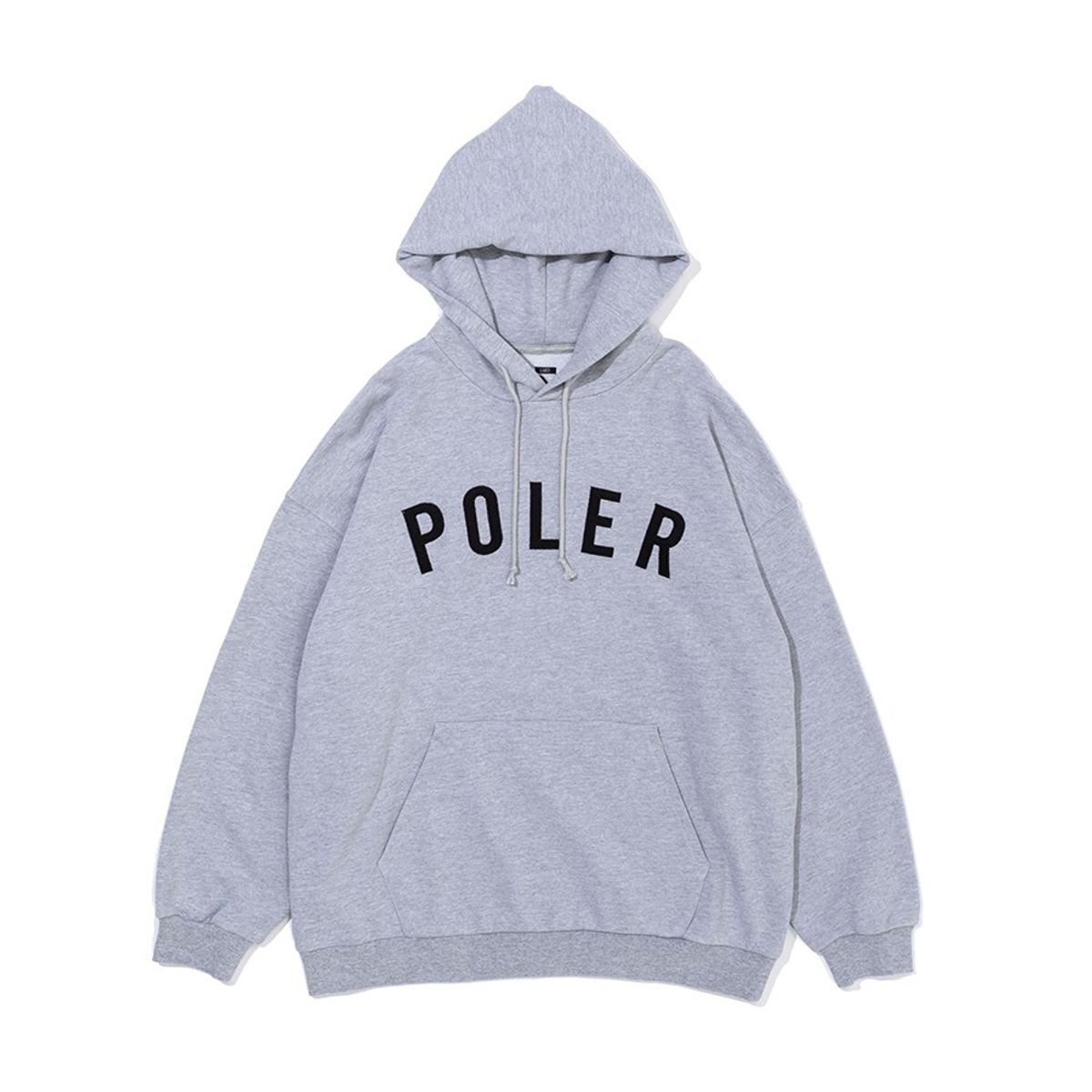 폴러스터프(POLERSTUFF) STATE APPLIQUE HOOD HEATHER GRAY