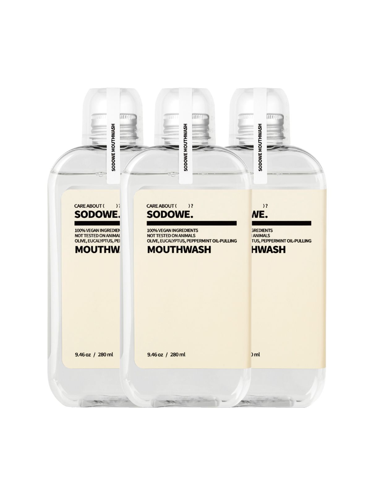 쏘두위(SODOWE) 비건 오일풀링 마우스워시 280ml x 3개