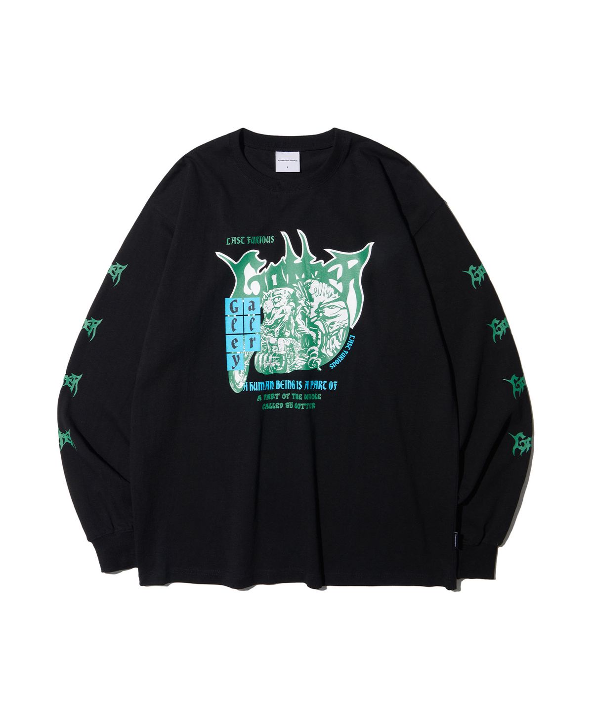 가터갤러리(GOTTER GALLERY) LAST FURIOUS LONG SLEEVE_BK