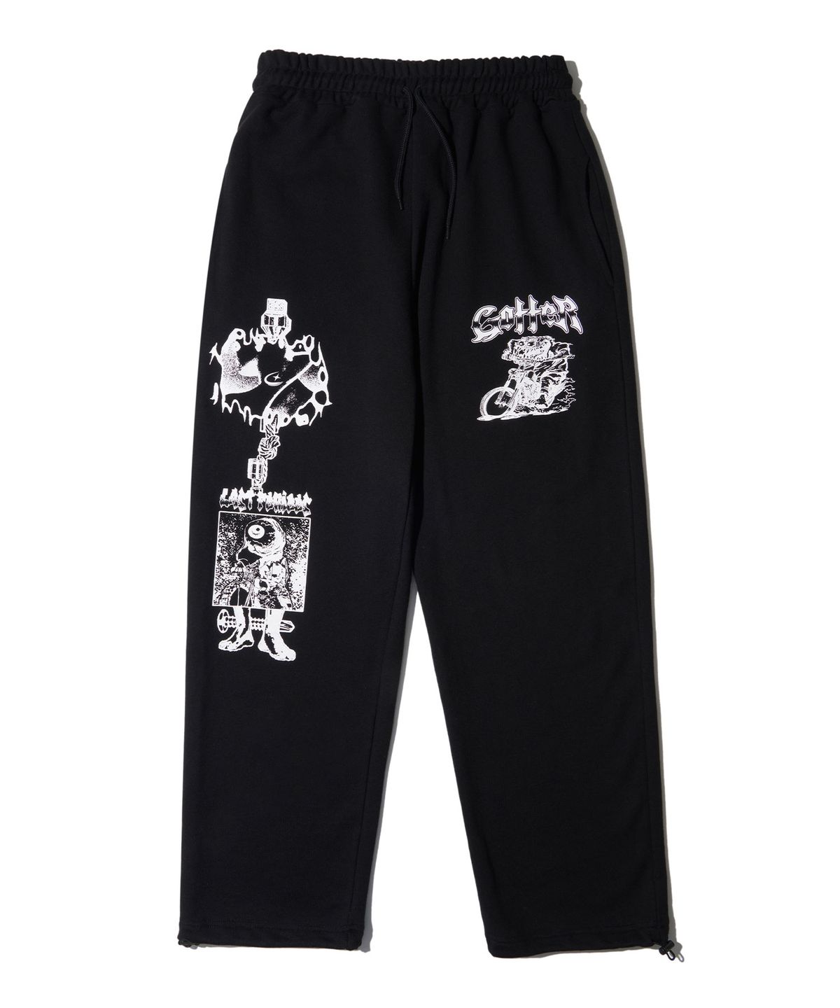 가터갤러리(GOTTER GALLERY) LAST FURIOUS SWEATPANTS_BK
