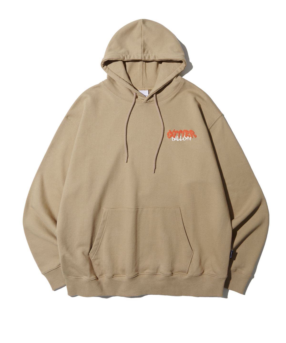 가터갤러리(GOTTER GALLERY) EMBOSS PRINT HOODIE_BE(기모)