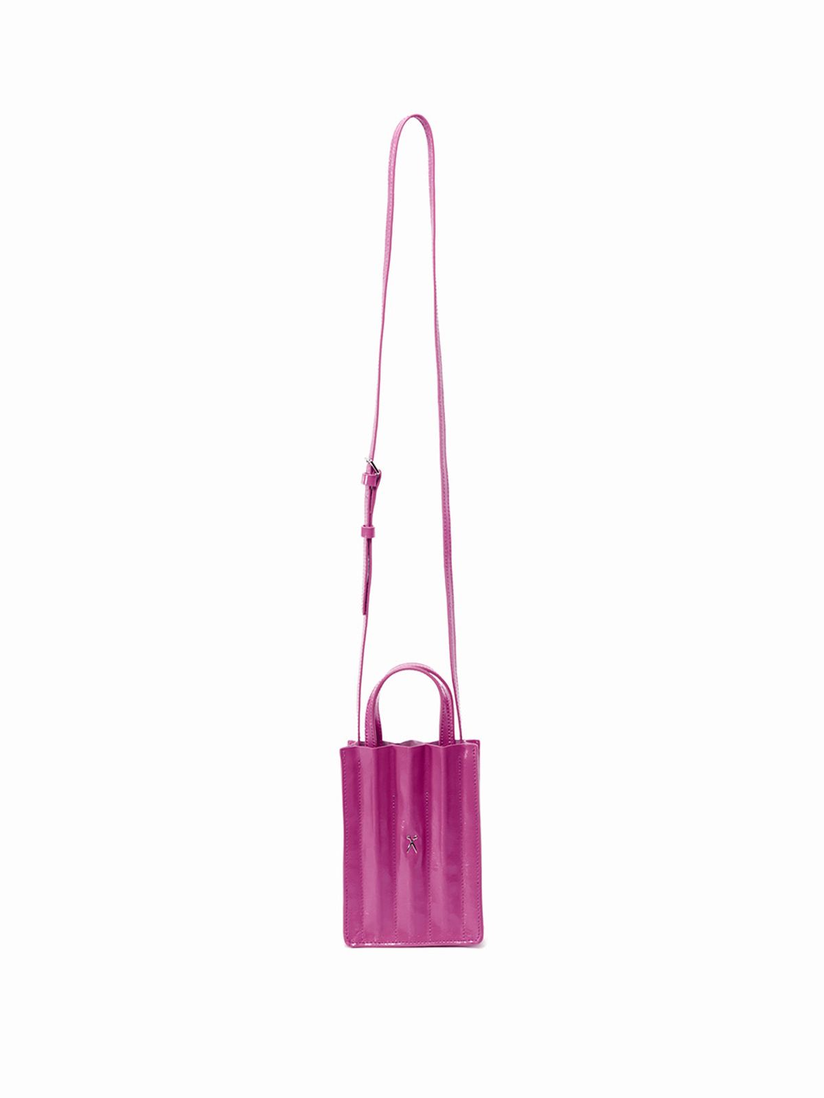조셉앤스테이시(JOSEPH&STACEY) Lucky Pleats Phone Bag Orchid Flower