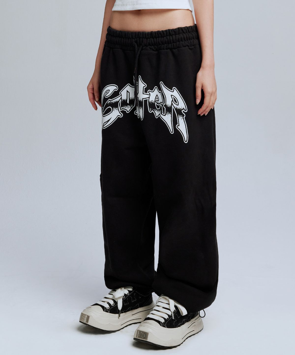 가터갤러리(GOTTER GALLERY) GOTTER BIG LOGO SWEATPANTS_BK