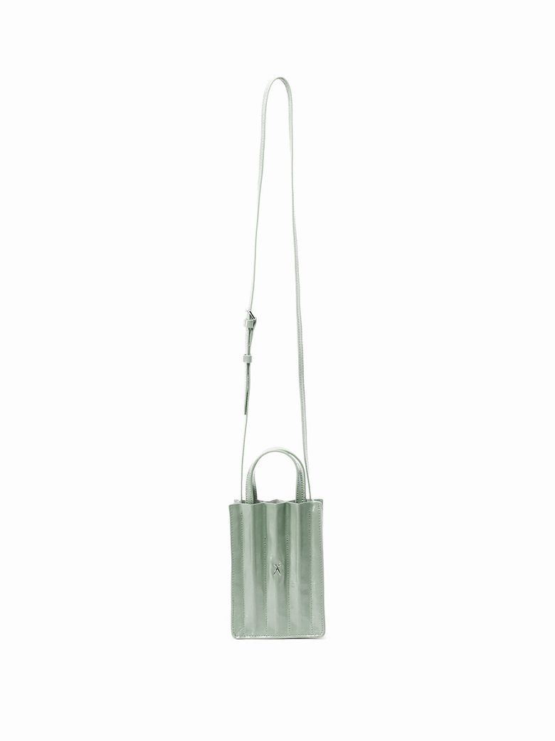 Lucky Pleats Phone Bag Iceberg Green