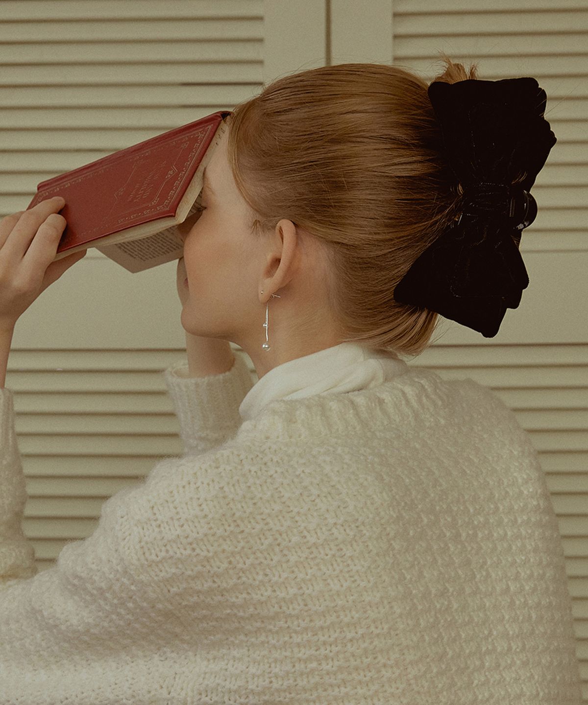 타티아나(TATIANA) Big Boutique Ribbon Hair claw clip HB2219