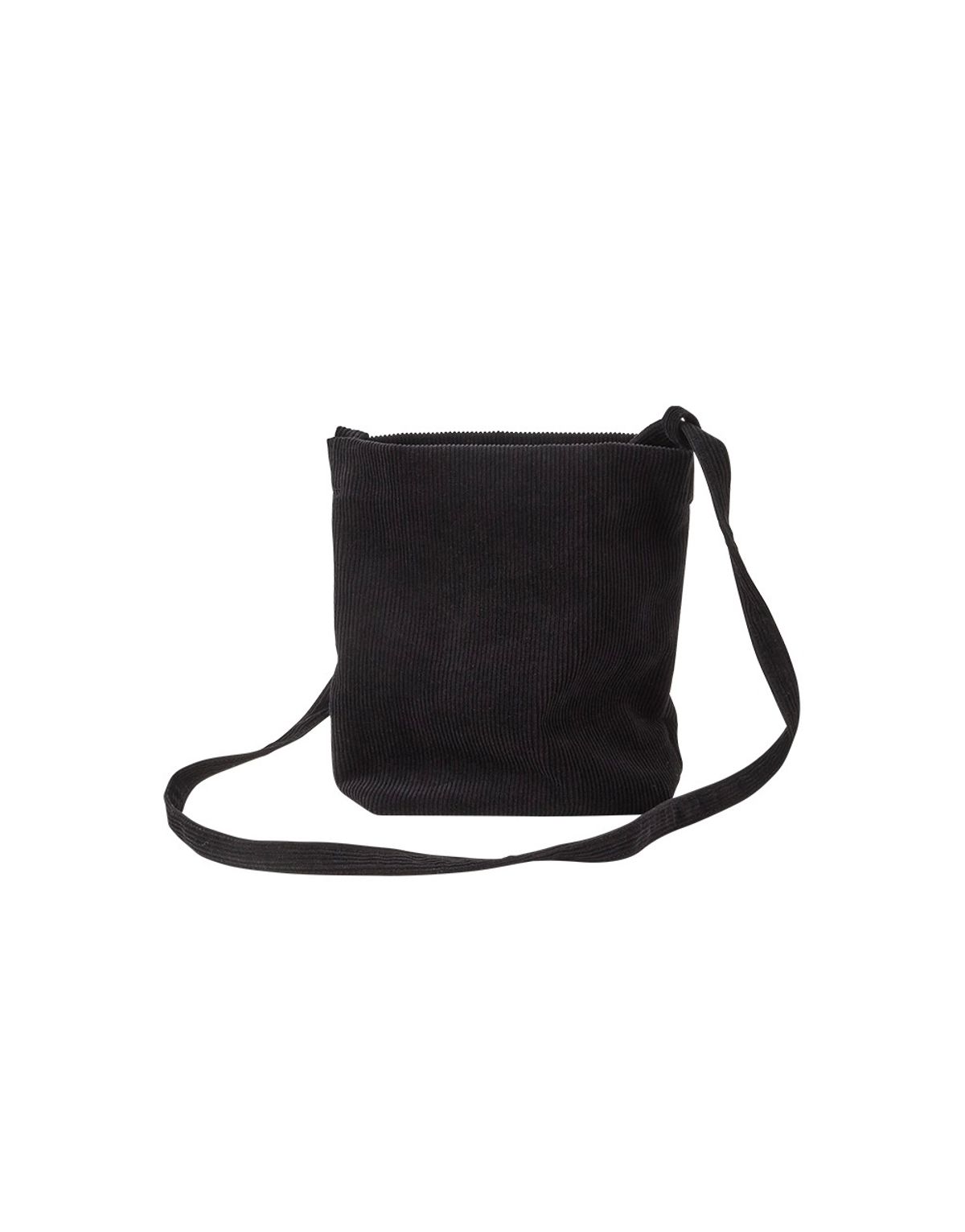 지비에이치 홈(GBH HOME) CORDUROY TIE BAG SMALL BLACK (코듀로이 타이 백)