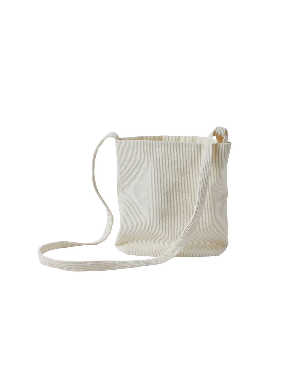 지비에이치 홈(GBH HOME) CORDUROY TIE BAG SMALL IVORY (코듀로이 타이 백)