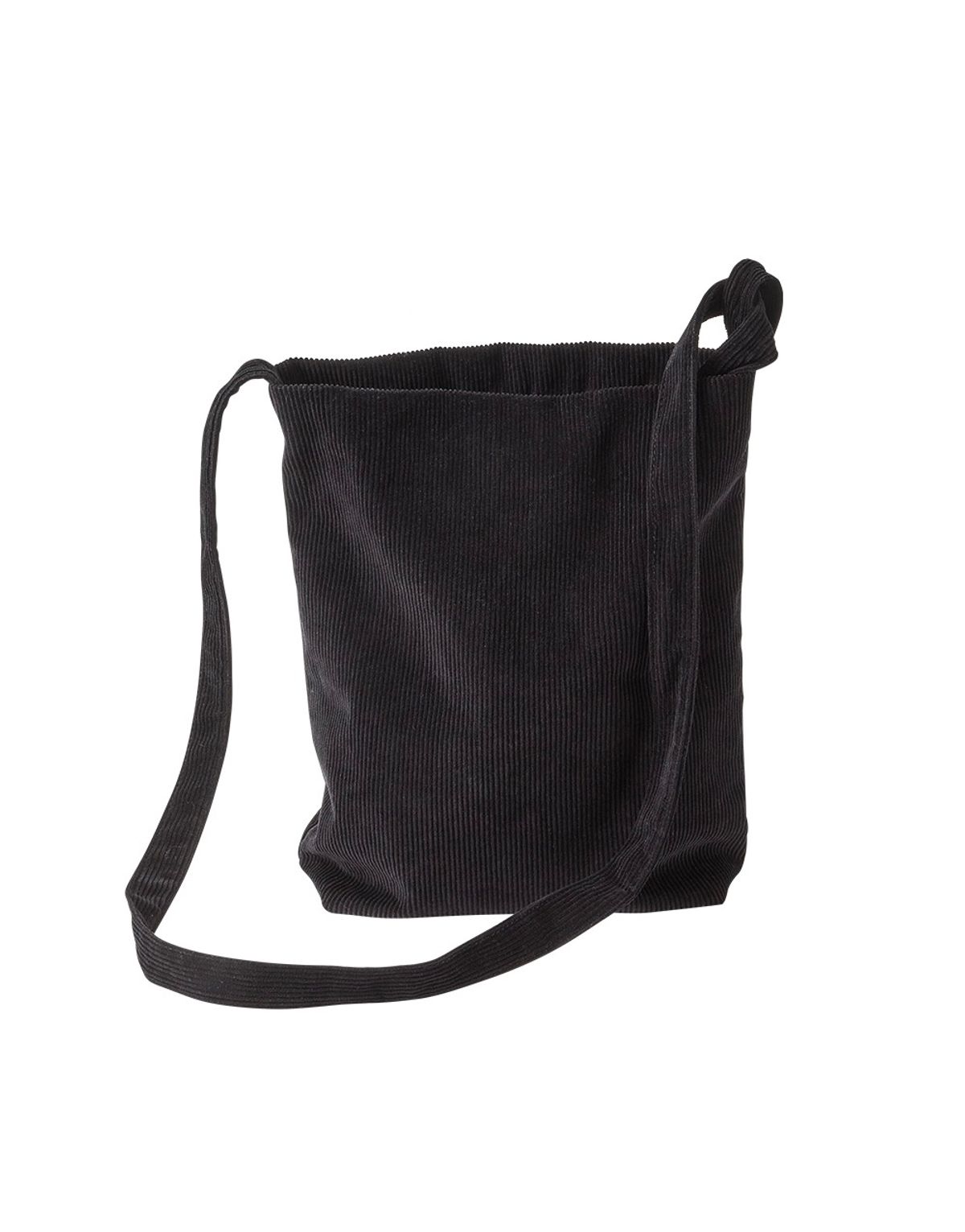 지비에이치 홈(GBH HOME) CORDUROY TIE BAG LARGE BLACK (코듀로이 타이 백)